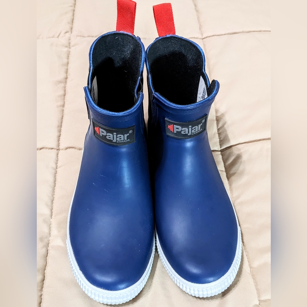 Women's Blue Pajar Canada Tina Rain Boots US 8-8.5 EUR39 UK7 New Without Tags